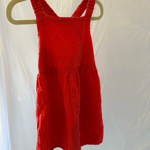 GAP Vibrant Red Toddler Dress 4T